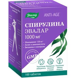 Спирулина Эвалар таб.100 шт