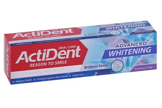 Зубная паста Actident Whitening улучшенное отбеливание без триклозана 130 гр