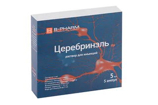 Церебринэль 5 мл 5 шт раствор для инъекций