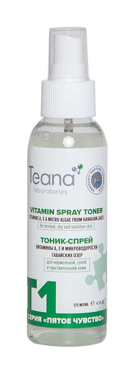 Тоник-спрей Teana laboratories T1 энергетический витаминный, 125 мл, (2002)