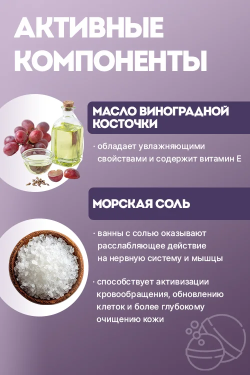 Набор Соль для ванн Бурлящие шары Lavender 270 гр