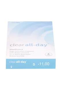 Линзы Clearlab Clear all-day контактные R 8,6 (диоптрия -11,0) 6 шт