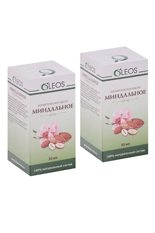 Масло Oleos Миндальное косметич 30 мл 2 шт