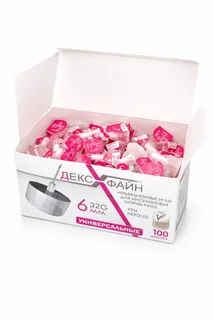 Иглы инсулиновые Dexfine 32G x 6 мм для шприц-ручек, 100 штук
