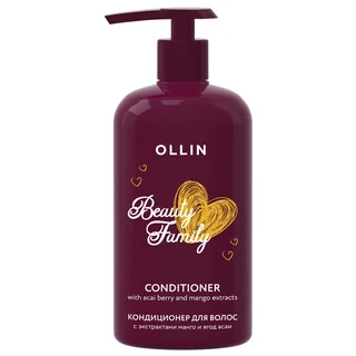 Кондиционер Ollin Beauty Family для волос с экстрактами манго и ягод асаи 500 мл