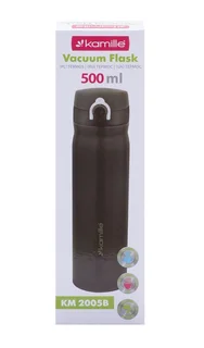 Термос-бутылка Kamille КМ 2005В из нерж стали 500 мл черный
