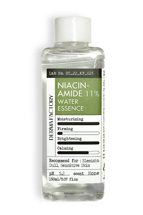 Derma Factory Эссенция-Тонер С Ниацинамидом Niacin-Amide 11% Water Essence 150 мл