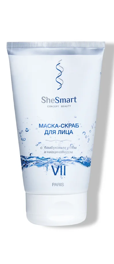 Маска-скраб Shesmart с бамбуковым углём 150 мл