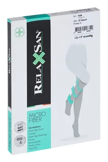 Гольфы Relaxsan Microfiber 1 класс компрессии Gambaletto 70 ден 750М черный р 3 пара