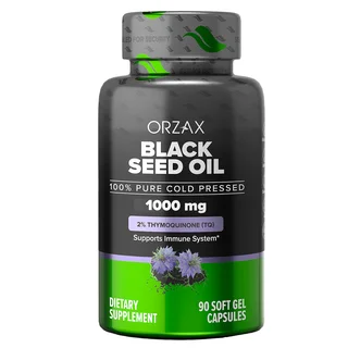 Масло Черного тмина, 90 капсул, Orzax