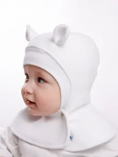 Шапка Капор Моти дет белый