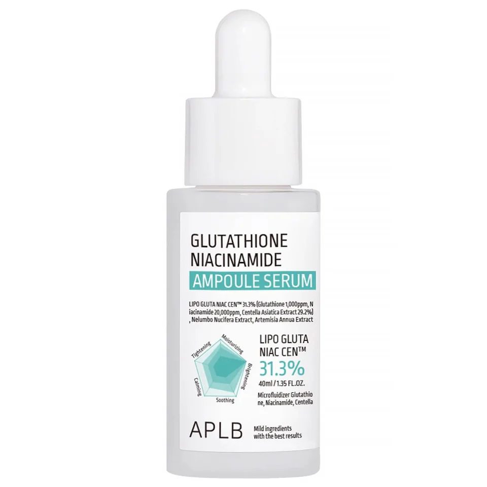 Ампульная сыворотка с глутатионом и ниацинамидом Glutathione Niacinamide Ampoule Serum, 40 мл, Aplb
