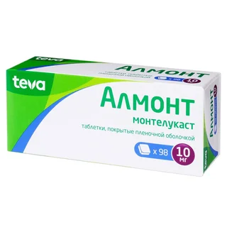 Алмонт таб. п/о 10 мг 98 шт