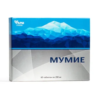 Мумие таблетки 200 мг 60 шт