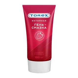 Гель-смазка Torex интимная Сладкая клубника, 100 мл