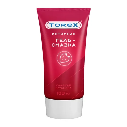 Гель-смазка Torex интимная Сладкая клубника, 100 мл