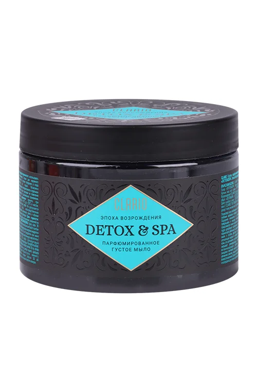 Мыло Clario Эпоха Возрождения Detox&SPA густое парфюмир 450 мл