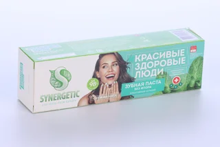 Зубная паста Synergetic биоактивный кальций 100 гр