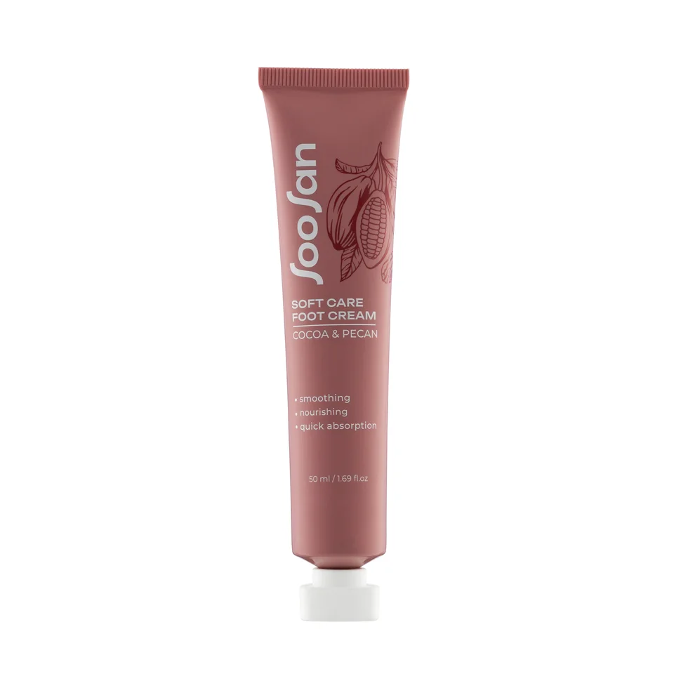 Soosan Soft Care Foot Nourishing Cream with Cocoa & Pecan Питательный крем для ног с экстрактами какао и пекана 50 мл