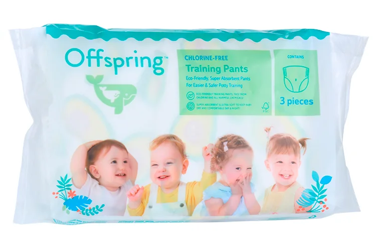 Трусики-подгузники Offspring Тревел пак XL (12-20 кг) 3 шт три расцветки