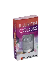 Линзы Illusion colors el Grey Glow контактные -2,0/14,0/8,6 2 шт