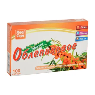 Облепиховое Масло капсулы 0,3 гр 100 шт