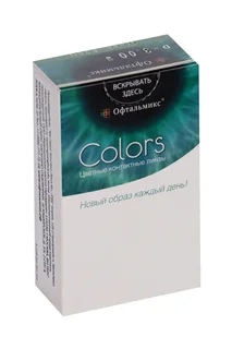 Линзы Офтальмикс Colors Hazel контактные R 8,6 (диоптрия -3,0) 2 шт (8807200727018)