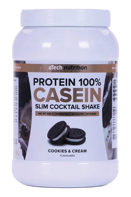 Добавка aTech nutrition Casein Protein Печенье сливки 840 гр