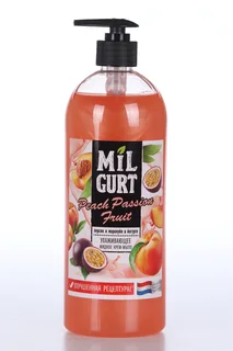 Крем-мыло Milgurt Персик / маракуйя в йогурте жид, 860 г