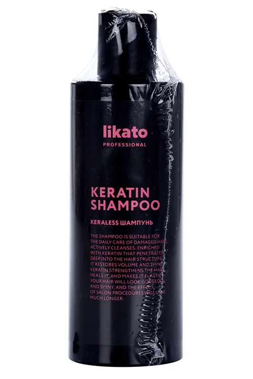 Шампунь Likato Professional Keraless для насыщения и уплотнения волос с кератином 250 мл
