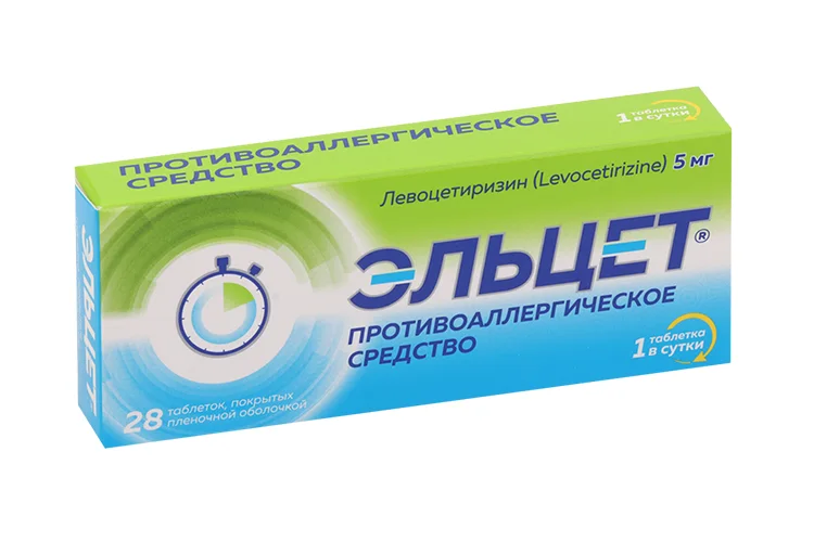 Эльцет таблетки 5 мг 28 шт