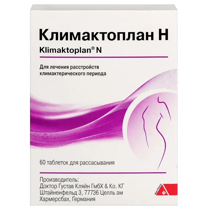 Климактоплан Н Таб. для Рассас. гомеопат.60 шт