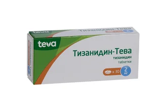 Тизанил 2 мг 30 шт таблетки