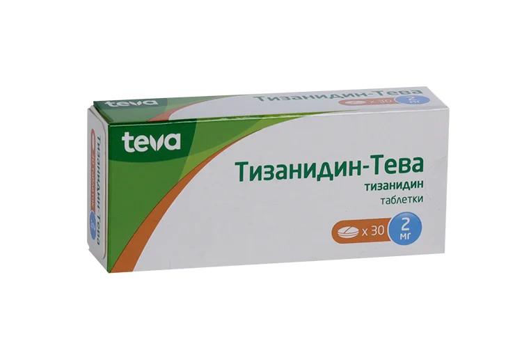 Тизанидин таблетки 2 мг 30 шт