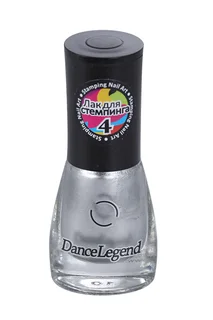 Лак Dance Legend для стемпинга 04 silver 6,5 мл