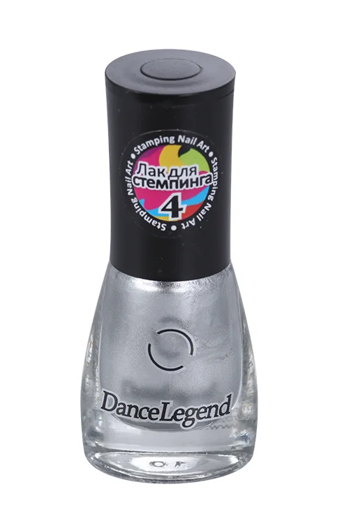 Лак Dance Legend для стемпинга 04 silver 6,5 мл