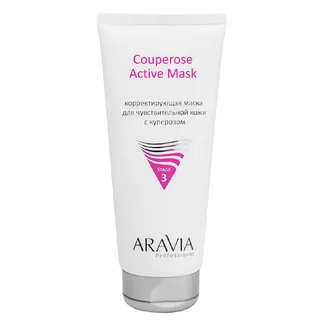 Aravia Professional Корректирующая маска для чувствительной кожи с куперозом Couperose Active Mask 200 мл