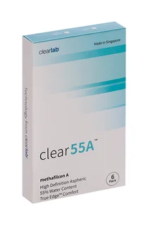 Линзы Clearlab Clear55 А контактные R 8,7 (диоптрия +6,0) 6 шт