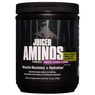 Аминокислотный комплекс Энимал Джустд Аминос (Animal Juiced Aminos), виноград, 385г, Universal Nutrition