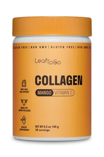 Коллаген+Витамин С LeafToGo порошок со вкусом манго, 180 г, порошок