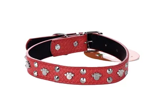 Ошейник Пижон рифленый Путешественник 52,5×2,5 см микс цветов