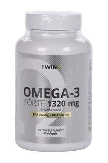 Omega-3 Форте 1WIN, 60 шт, капсулы