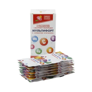 Мультифорт таблетки шипучие 14 шт