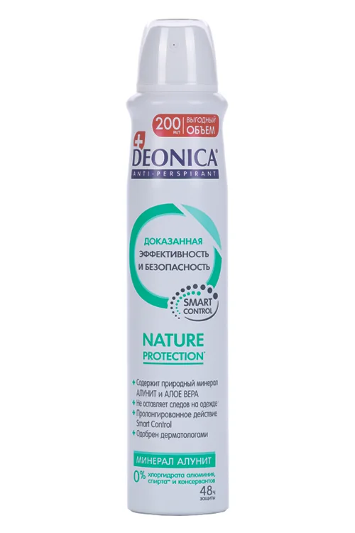 Антиперспирант Deonica Nature Protection спрей 200 мл