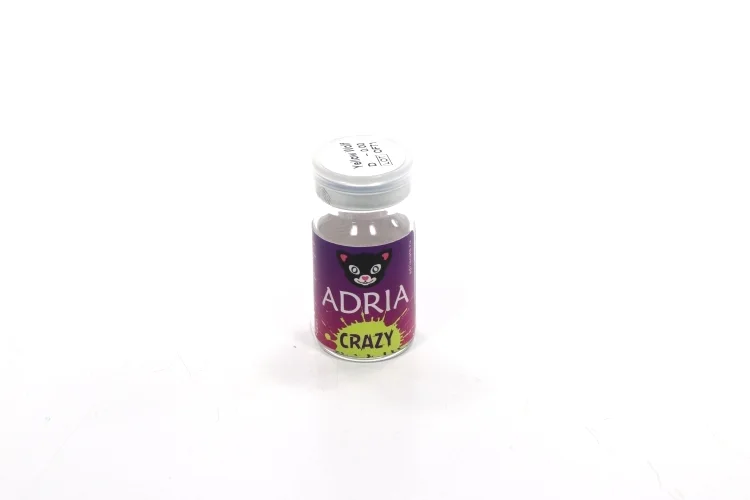 Контактные линзы Adria Crazy квартальные красная кошка 0.00/14.0/8.6