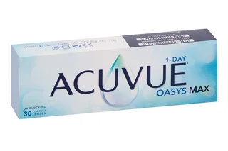 Линзы Acuvue Oasys Max 1-Day контактные R 9,0 (диоптрия -6,00) 30 шт