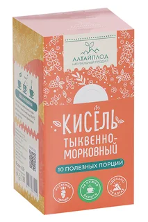 Кисель АлтайПлод Тыквенно-морковный витаминизир сухой 20 гр 10 шт саше