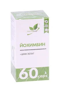 Йохимбин+цинк хелат Naturalsupp, 60 шт, капсулы