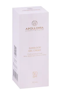 Гель-крем Apollonia Sunblock солнцезащит для лица и тела SPF 50 50 мл