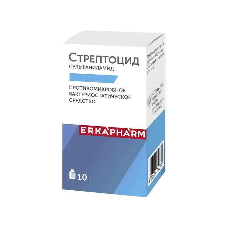 Стрептоцид порошок 10 г 1 шт